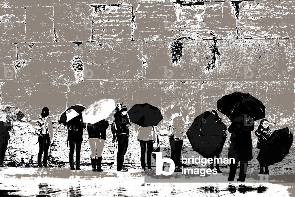 The Women's Side, from the series Tuesday at the Wailing Wall, 2016 (photograph)