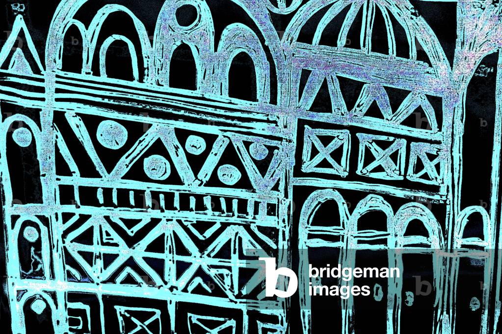 Jerusalem (2), from the series, Italian Synagogue, 2015 (mixed media)