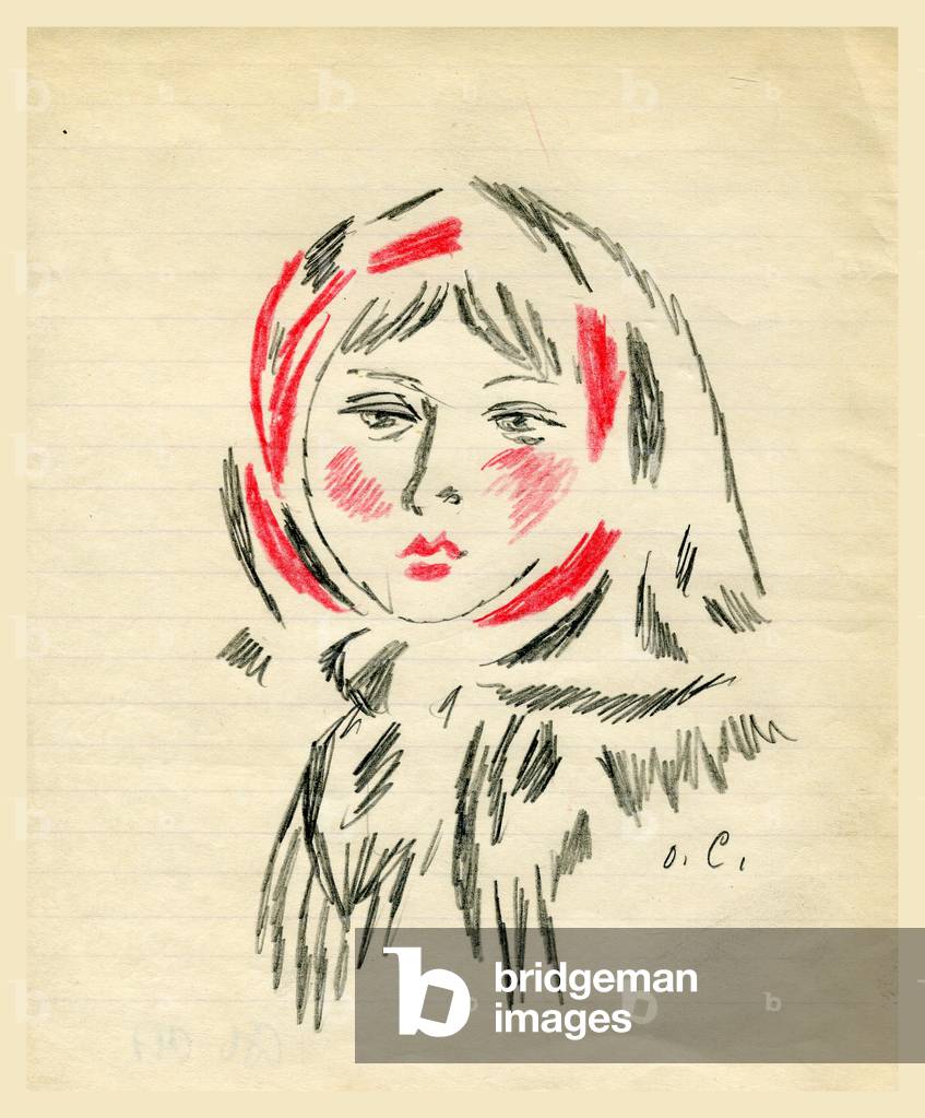 Northern Girl, 1962 (tempera on paper)