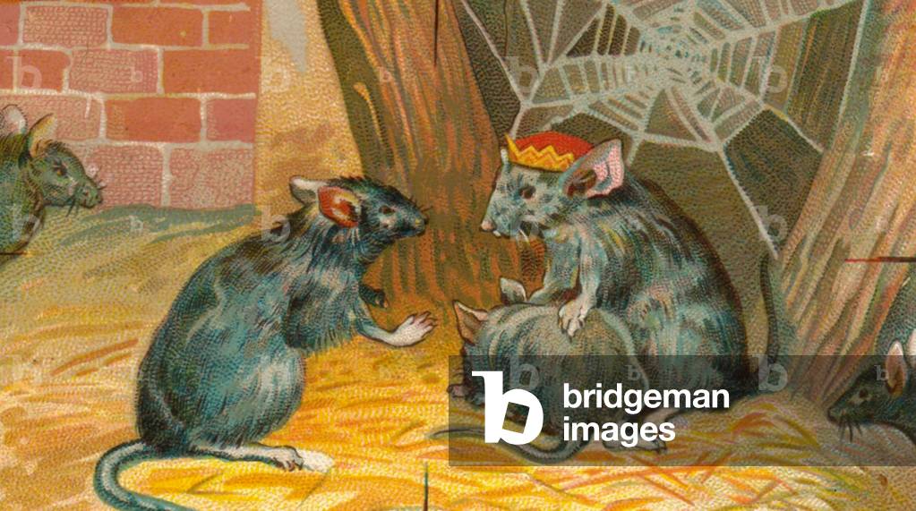 Mouse King, 1900s (colour litho)