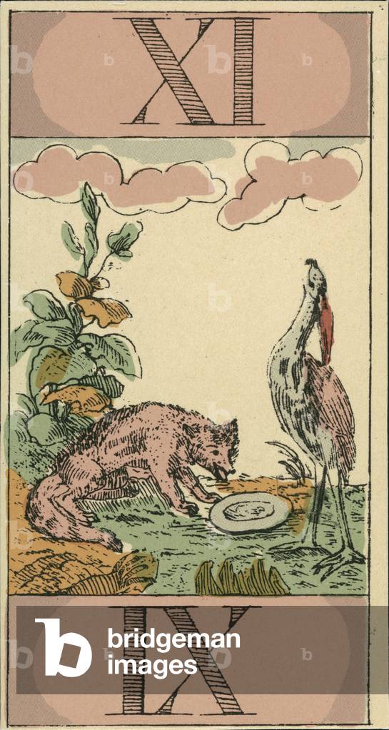 Das La Fontaine - Tarock (colour litho)
