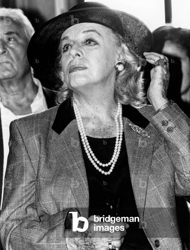 22/09/1994 Rome, Anna Proclemer (b/w photo)