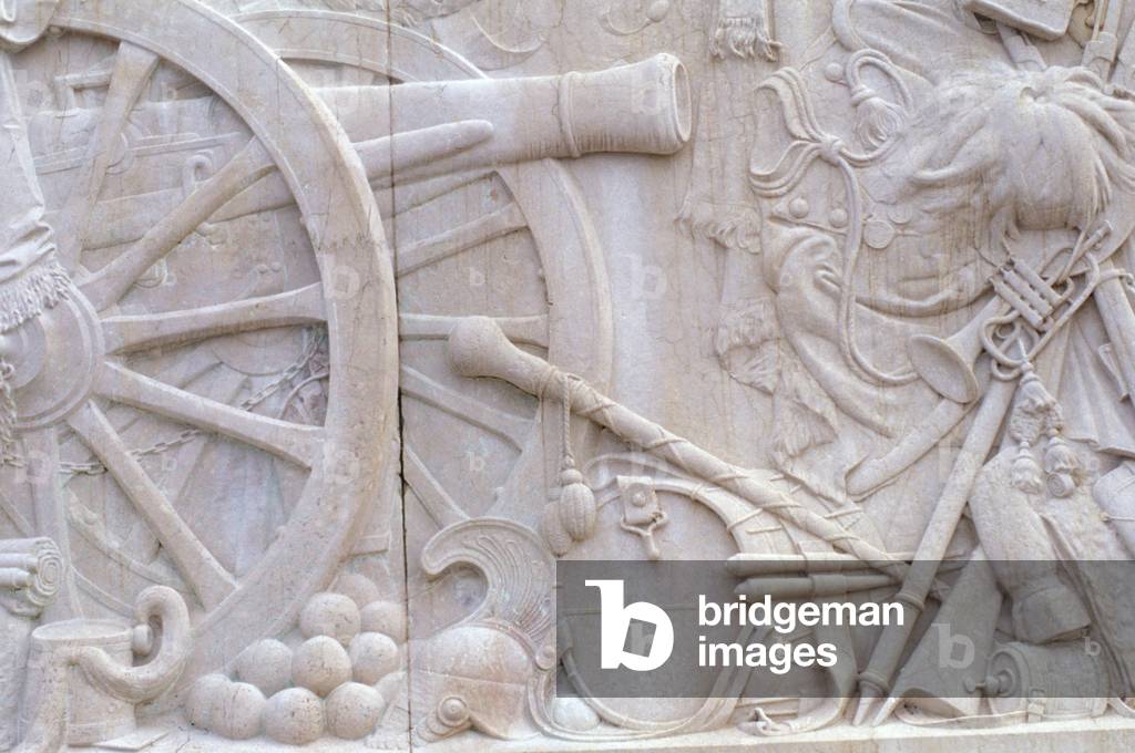 Rome, Vittoriano, Detail of the Bas-Reliefs of the Altare Della Patria (photo)