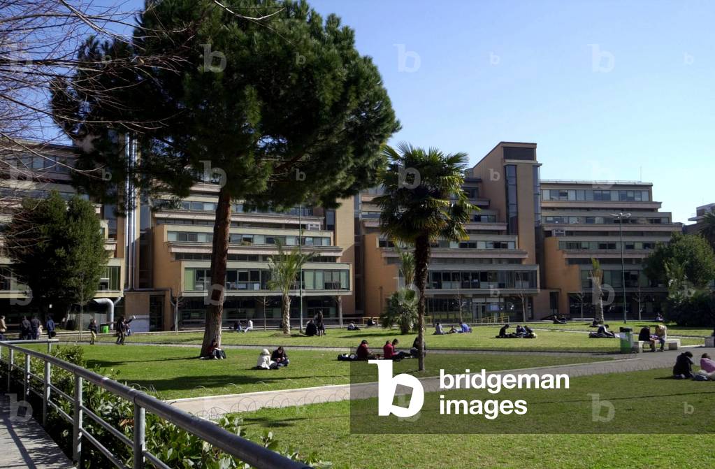 17/02/2004 view of the campus of the University of La Sapienza in Rome.