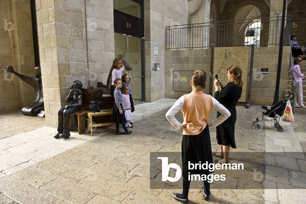 Israel, jerusalem, holy city, old town listed as world heritage by unesco, cross roads between jewish district ©Villa Elio/AGF/Leemage