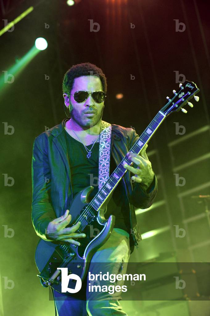 Lenny Kravitz at the Palalottomatica, Palalottomatica, Rome,  Italy, 2009 (photo)