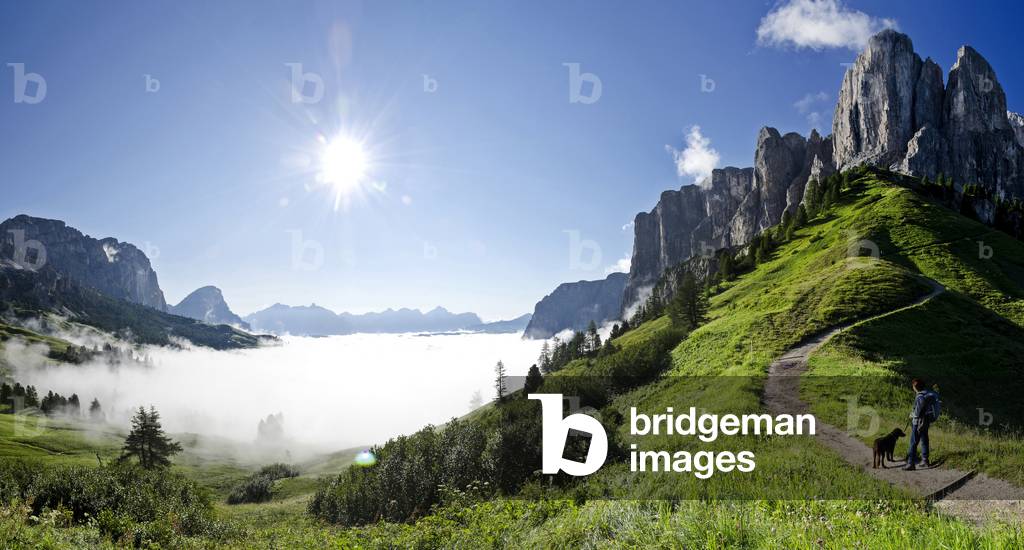 "Dolomiti sella mt. dal passo gardena groedner joch al rifugio pisciadu 666 ©Nardi Alberto/AGF/Leemage"