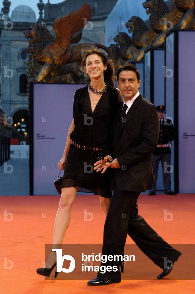 Festival de Venise le 08/09/2006 (Mostra del Cinema di Venezia). CHARLOTTE GAINSBOURG et IVAN ATTAL a la Premiere du film 