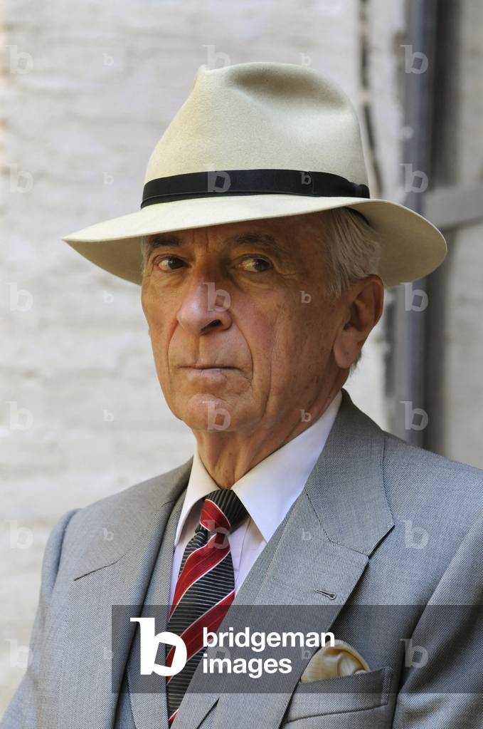 Portrait of writer Gay Talese, Rome, Italy, 2011 (photo)