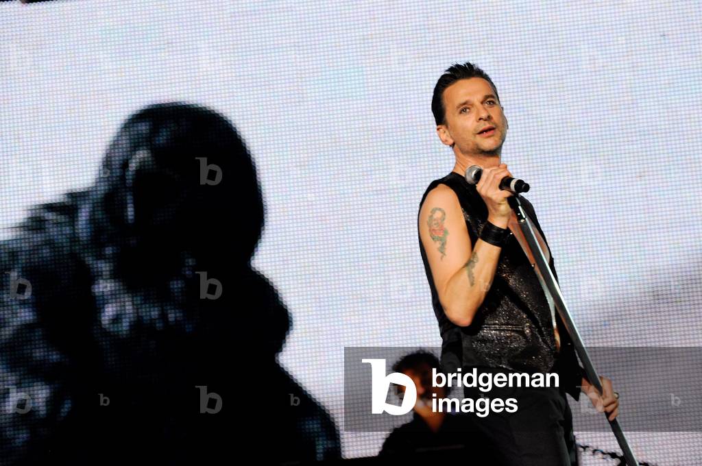 16/06/2009 ROME STADIO OLIMPICO concert du groupe DEPECHE MODE (Dave Gahan) .
©AGF/Leemage