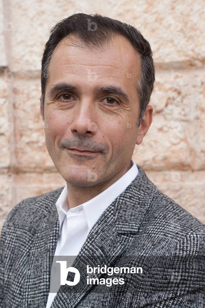 Portrait de Martin Bethenod, journaliste et marchand d'art francais, directeur du palazzo Grassi, avril 2014 Photo Toniolo ©AGF/Leemage