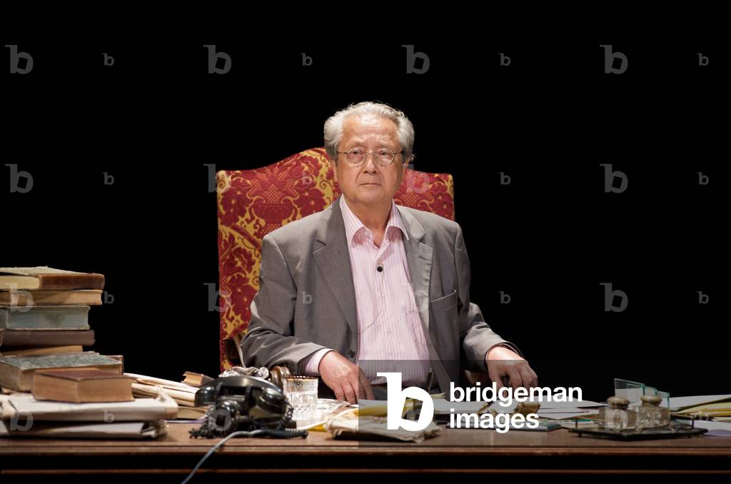 Spolete Italie le 11 juillet 2009 - (FESTIVAL DEI DUE MONDI) Jacques Verges dans la piece de theatre 