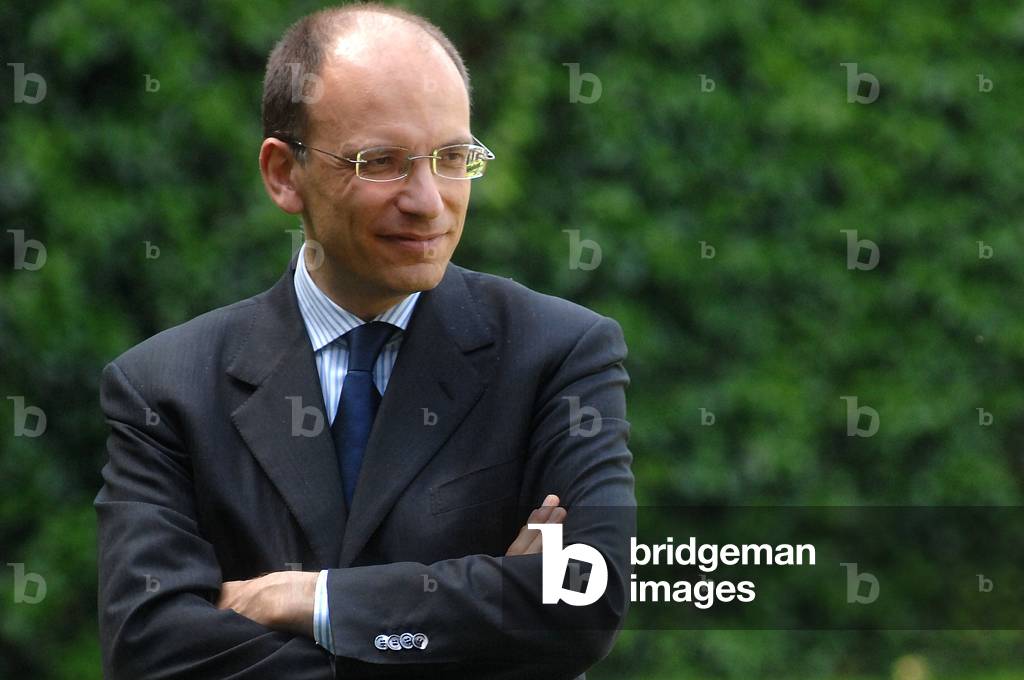 13/05/2009 Rome, portrait of the italian politician Enrico Letta