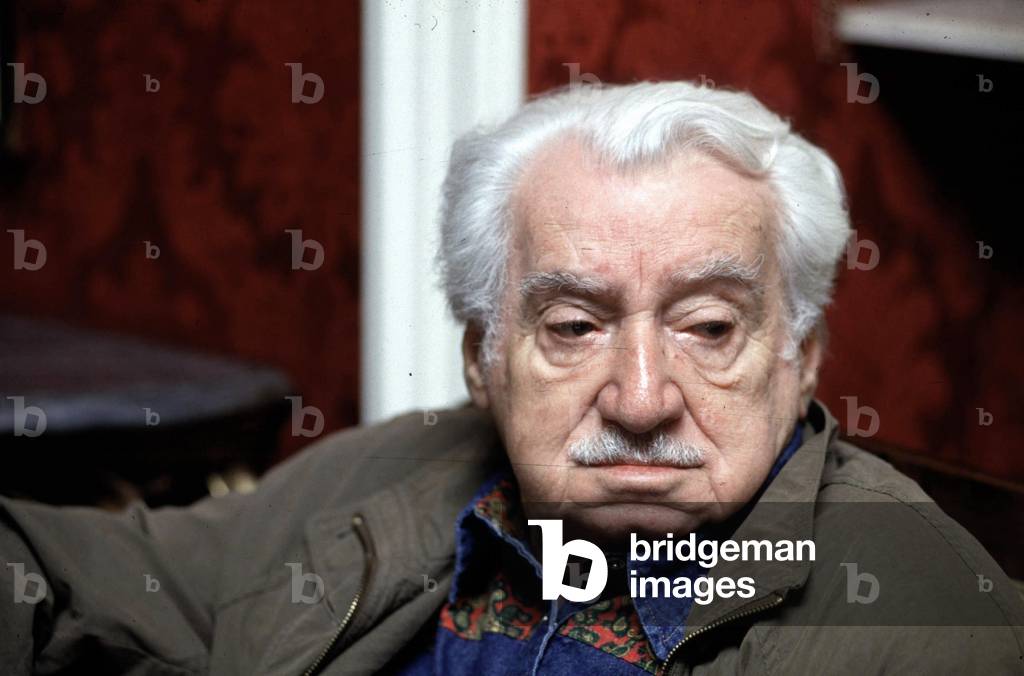 Portrait de l'ecrivain Jorge Amado en Italie en 1992.