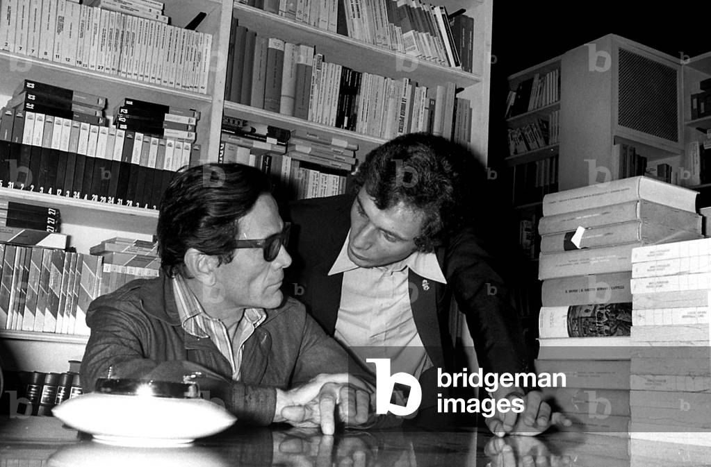 1970'S Writer, Director And Poet Pier Paolo Pasolini (b/w photo)