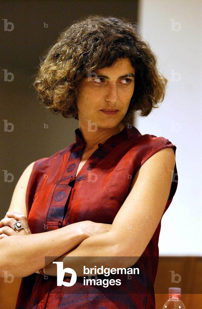 30/5/2003 Portrait de l'ecrivain italienne Silvia Bonucci (nee en 1964)