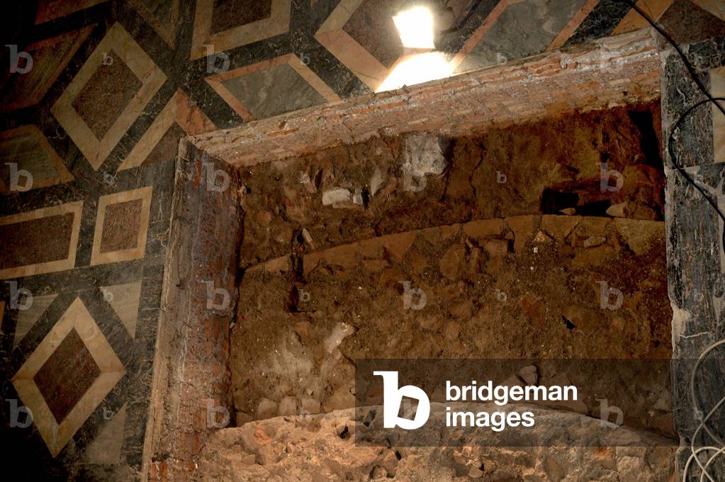22/06/2006. Basilique de San Paolo fuori Le Mura (Saint Paul hors le mur). Decouverte de la Tombe de l'Apotre Saint Paul. ©Frassineti/Agf/Leemage