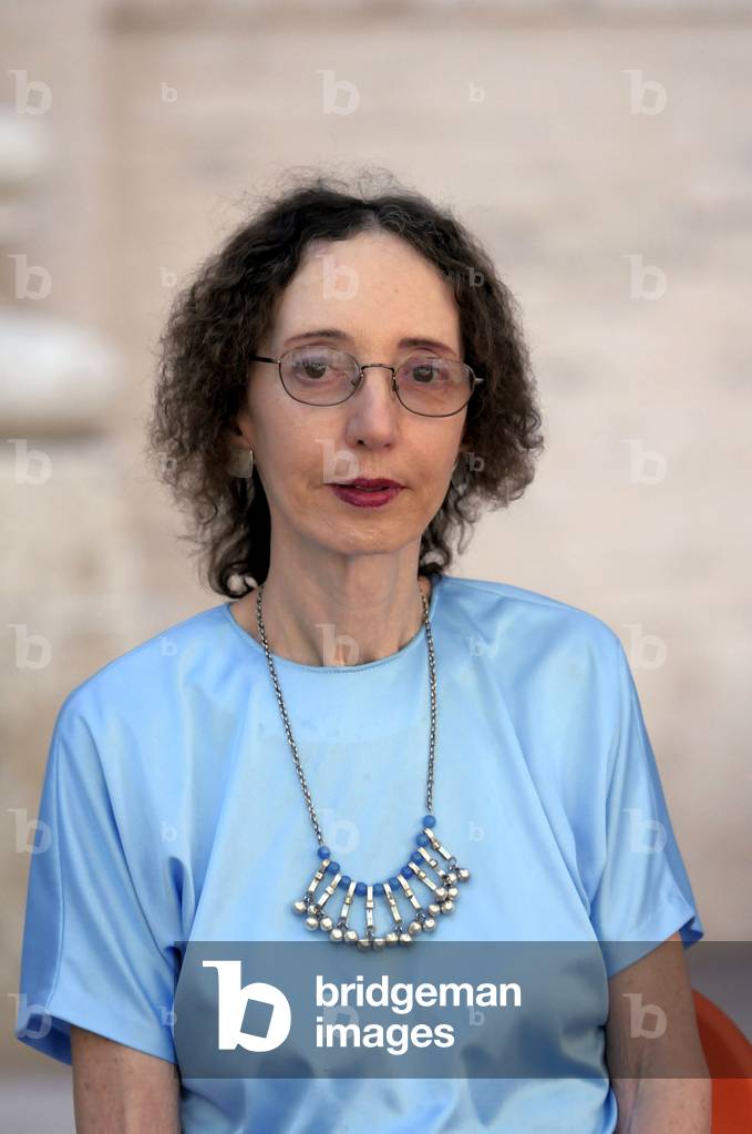 Joyce Carol Oates le 17/06/2010 au Letterature Festival internazionale de Rome.
©Agf/leemage