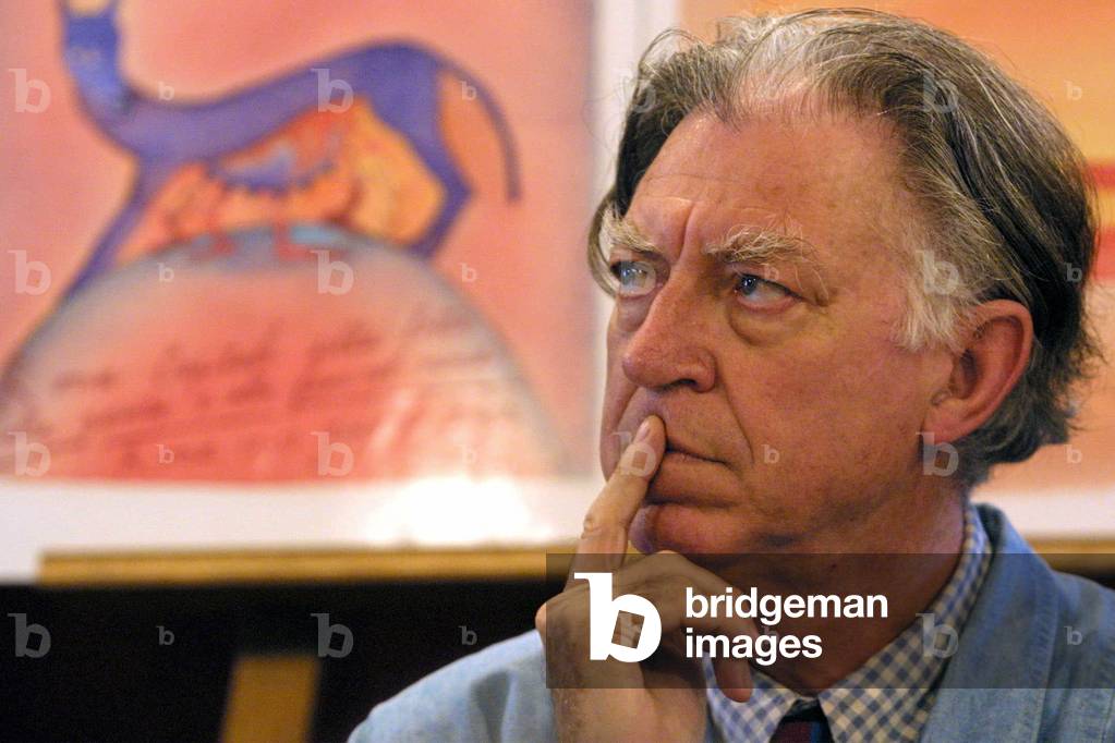 Portrait de Jean Michel Folon. 2003. Photo de LARUFFA ©AGF/Leemage