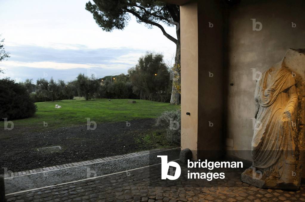 View of the remains of the Villa dei Quintili (Quintilii), 2nd century. Via Appia, in Rome. 2010