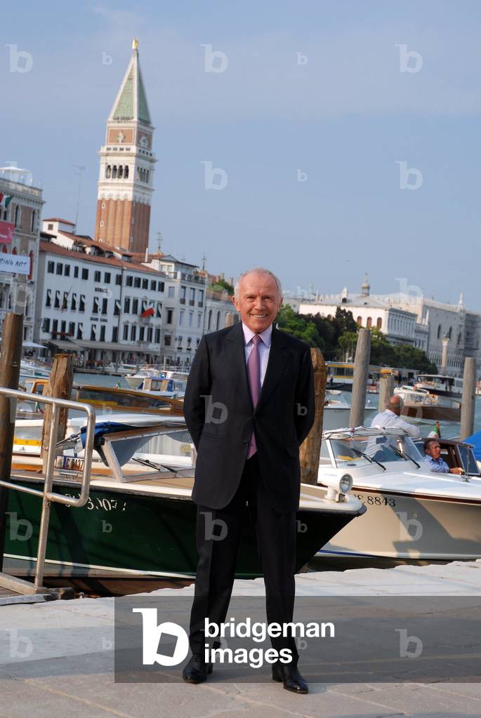 04/06/2009, inauguration du centre d'art contemporain de la Pointe de la douane (punta della Dogana) Francois Pinault Foundation a Venise : portrait de Francois Pinault.