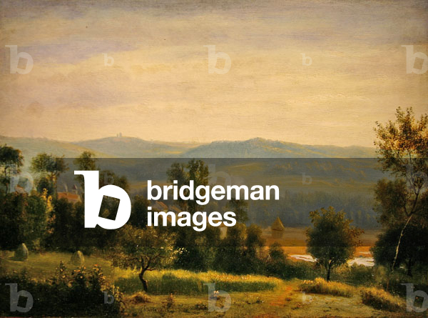 Paysage du matin (Öl auf Platte)