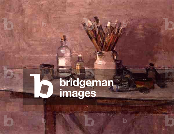 Studio Interior (oil on canvas)