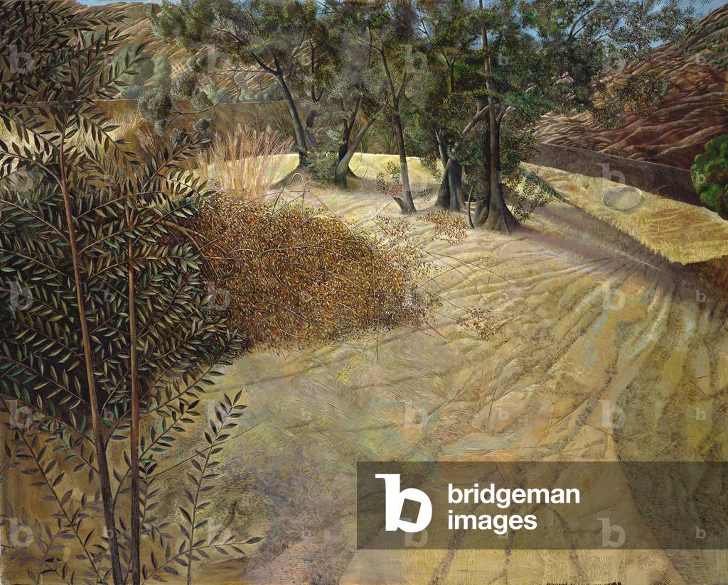 That Place - Ios (II) 1993 (oil on paper laid down on canvas)