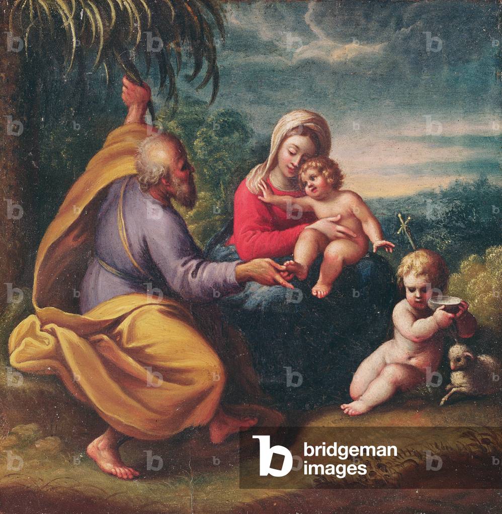 Heilige Familie, Parma, 2. Hälfte 16. Jahrhundert (Gemälde)