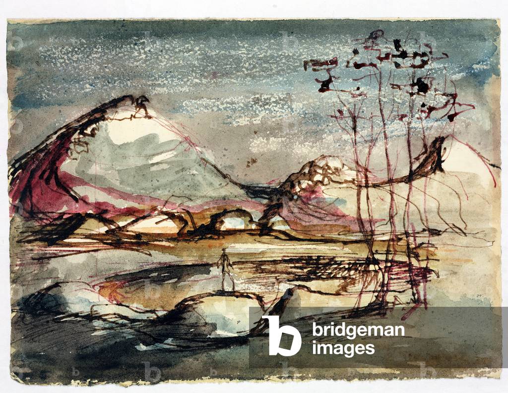 "studie für ein landschaft", 1957 von English School