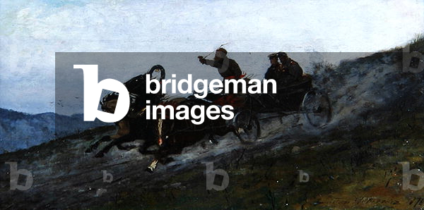Bild von Gemälde "Sibirische Troika", 1876 von Stanislaw Witkiewicz