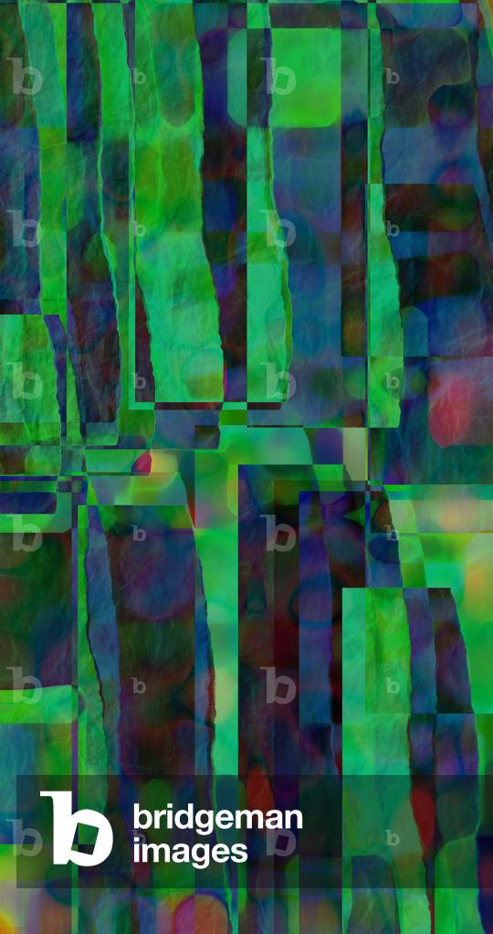 Structure d, 2019 (mixed media)