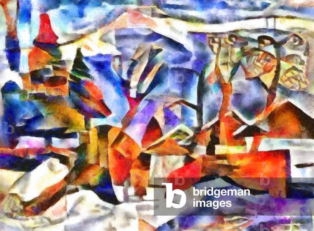 Winter, 2017 (mixed media)