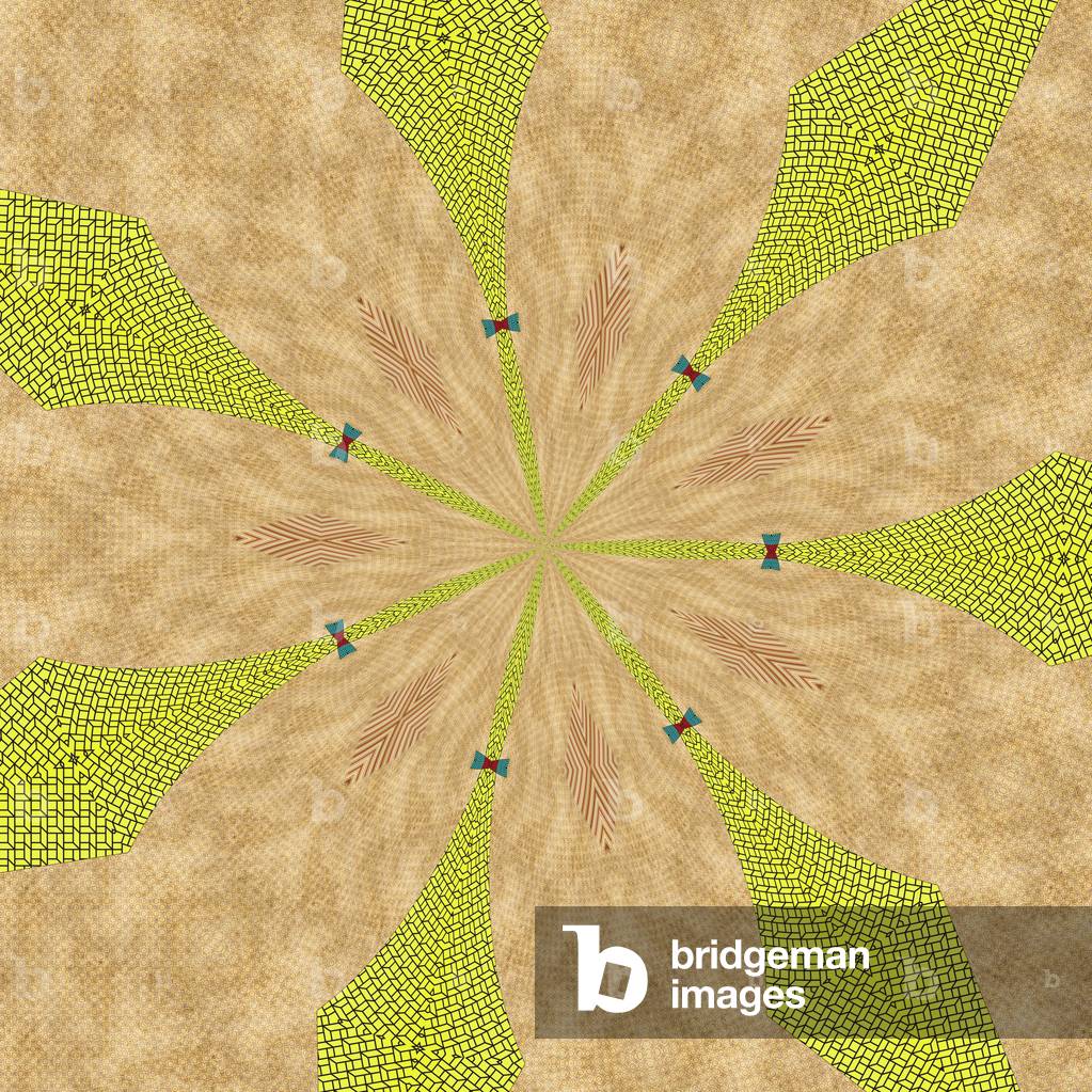 Ornament #3, 2019 (mixed media)