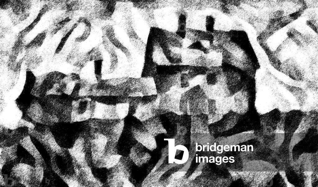 On a hill, 2017 (mixed media)