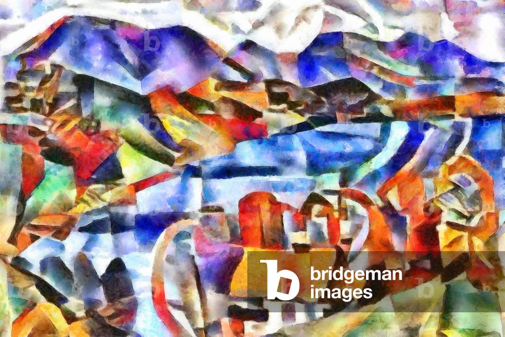 Lake, 2017 (mixed media)