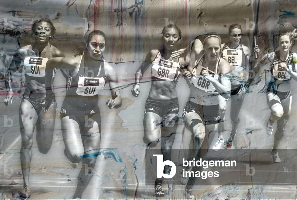 Running to the finish, 2019 (collage)