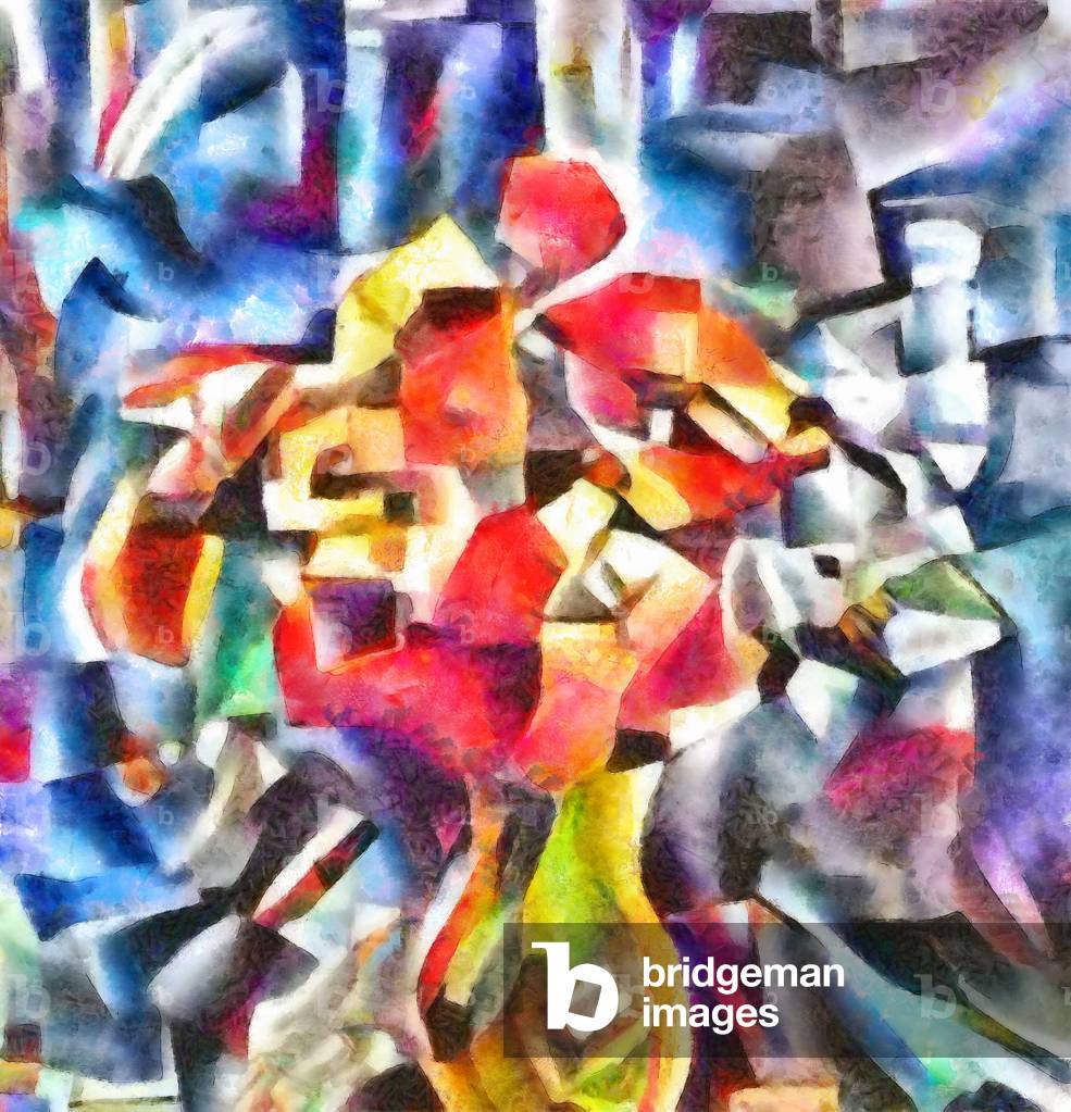 The flowers in the jar II, 2017 (mixed media)