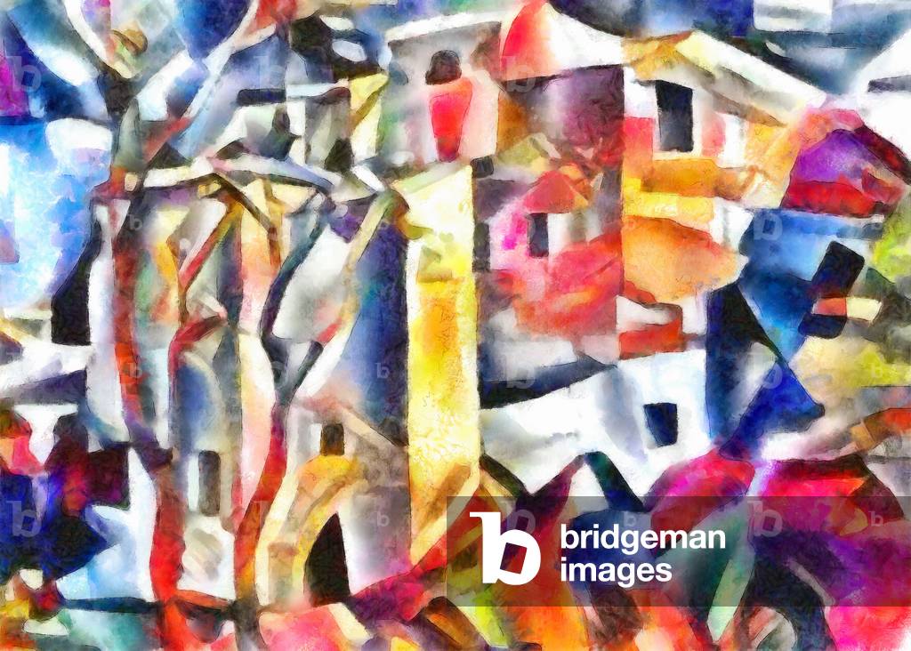 City block, 2017 (mixed media)