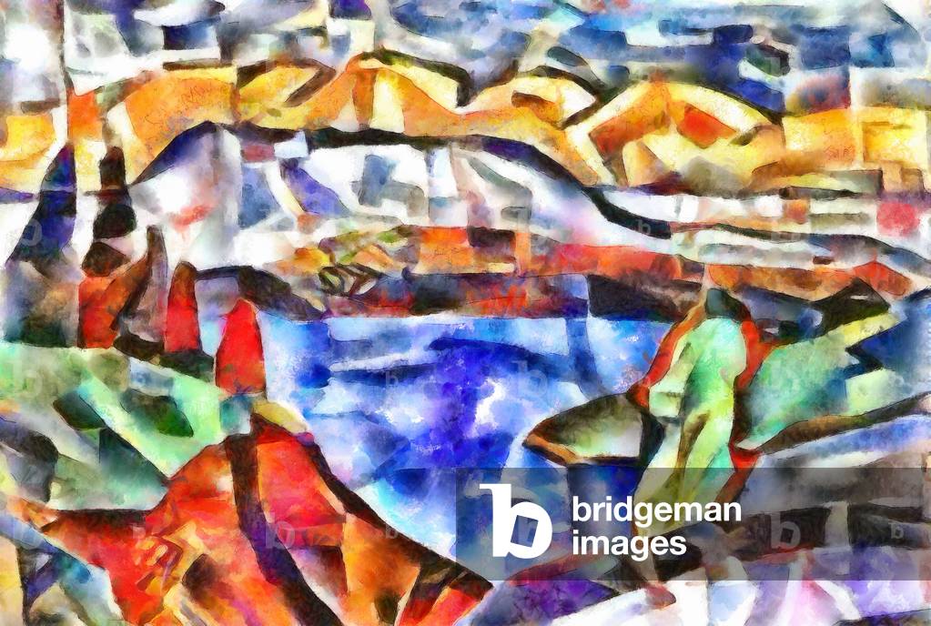 Near the bay, 2017 (mixed media)