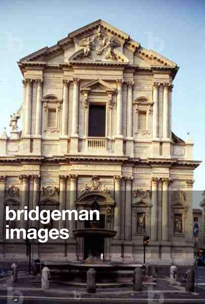 The facade of the church of S. Andrea della Valle, Rome, Italy (photo)