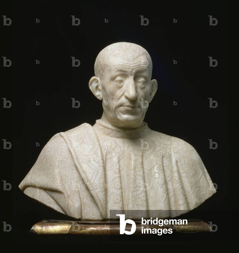 Pietro Mellini, Büste von Benedetto da Maiano (1442-97), c.1474-76 (marble)