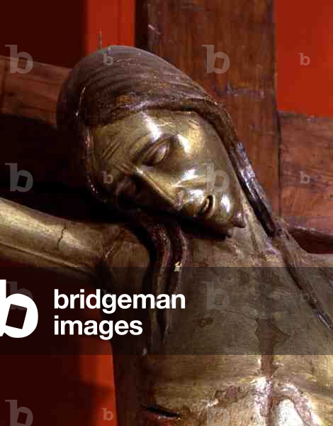 Crucifix, early 15th century (wood) (detail)