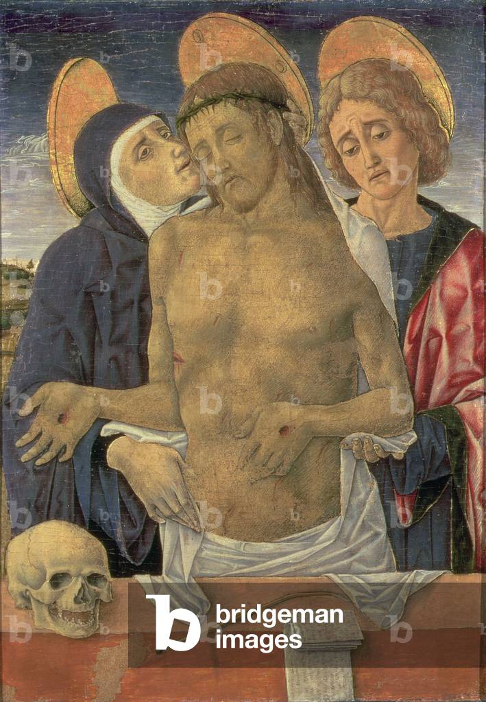 Pieta (tempera on panel) 15th by Vittorio Crivelli