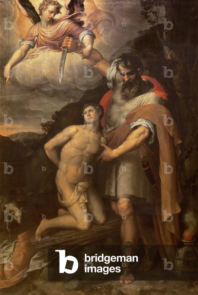 Il sacrificio di Isacco (olio su tela)