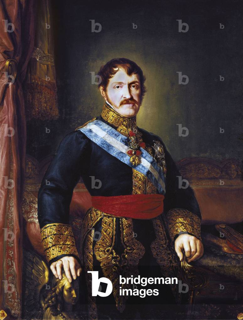 Bild von Gemälde "Porträt von Don Carlos Maria Isidro de Bourbon (Borbon) (1788-1855)" 1833 von Vicente Lopez 