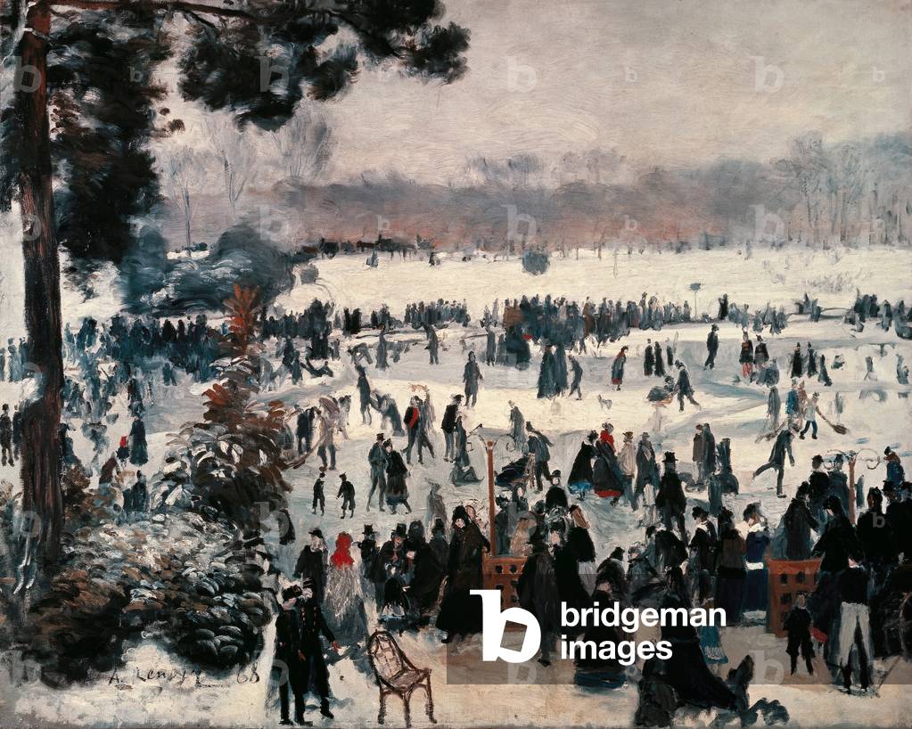 «Pattinatori al Bois de Boulogne di Parigi», 1868 (olio su tela)
