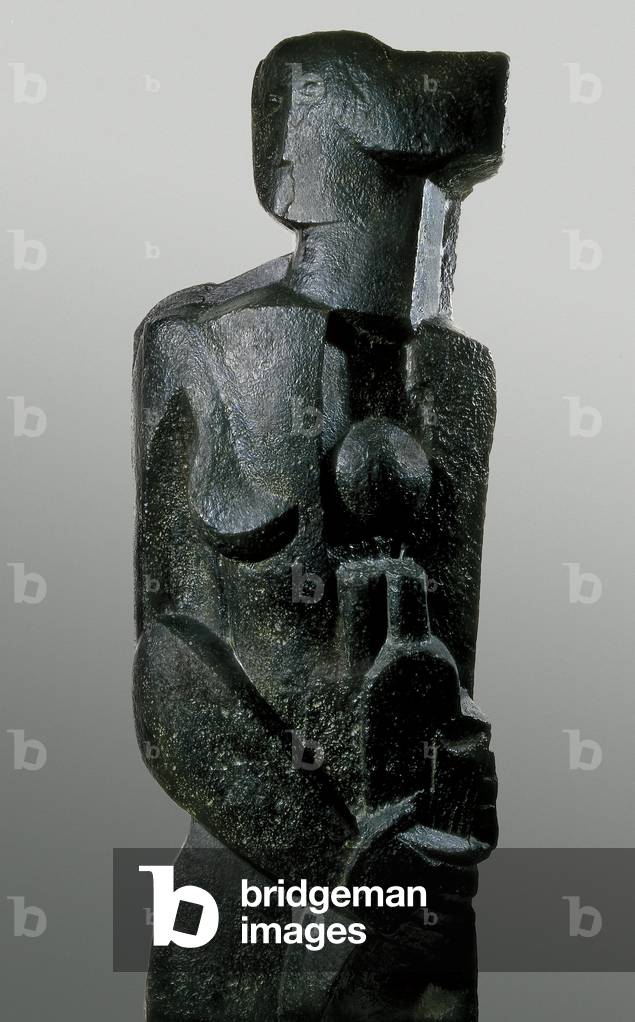 La donna ha il ventilatore, 1920 (bronzo)