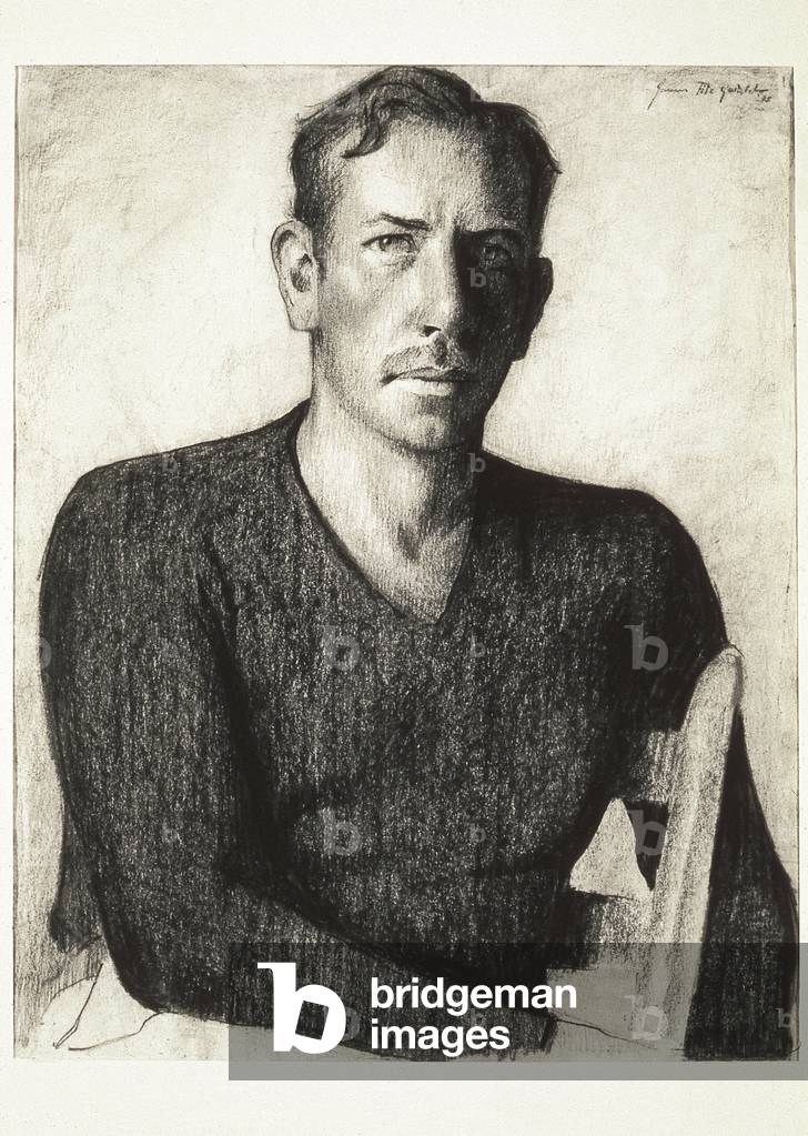 Ritratto di John Steinbeck (1902-1968), 1930 circa (disegno)