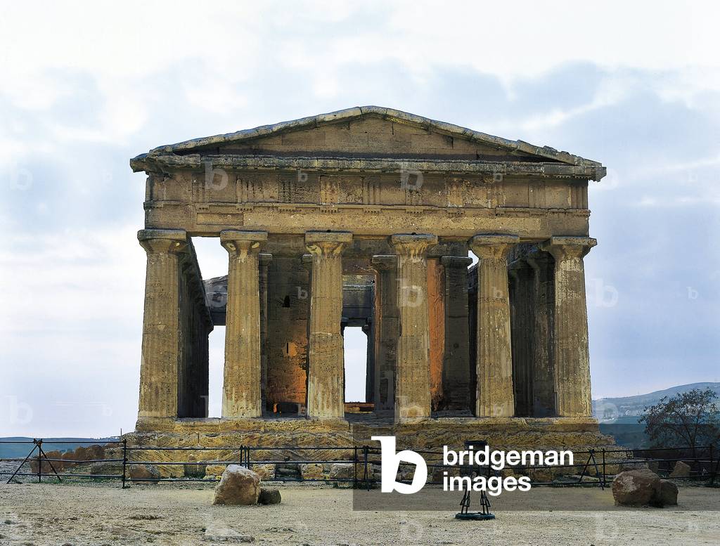 Tempio della Concordia, V sec. a.C., Valle dei Templi di Agrigento, Sicilia, Italia, Civiltà greca, Magna Grec